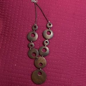 Wooden statement necklace excellent condition
